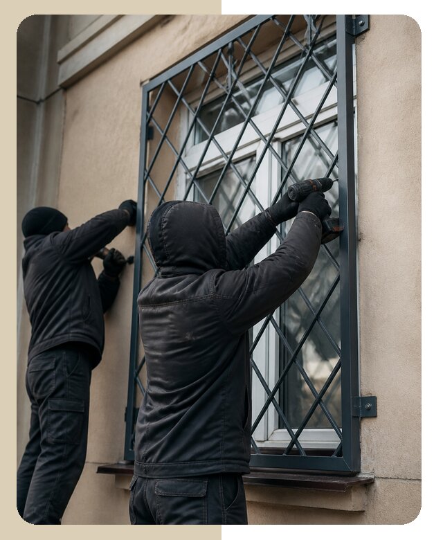 Установка антивандальных решеток на окна в Пыти-Яхах